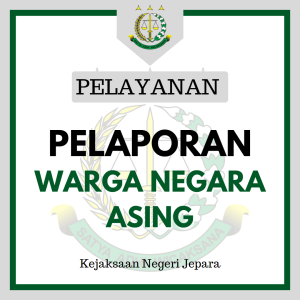 Tombol Website pelaporan warga negara asing