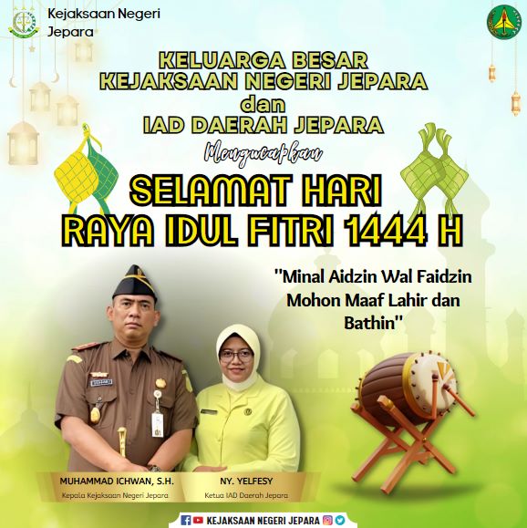 Selamat Hari Raya Idul Fitri 1444H Tahun 2023